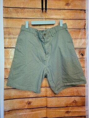 Men's Olive Green Casual Shorts S36